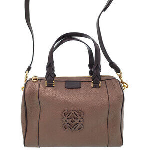 Loewe Fusta Leather Shoulder Bag